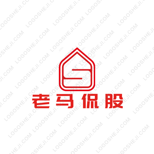 老马侃股logo设计