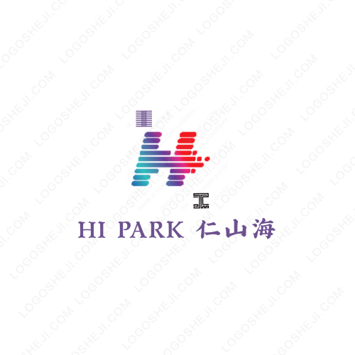 HI PARK 仁山海logo设计