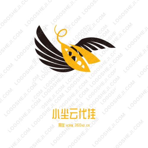 毛毛虫logo设计