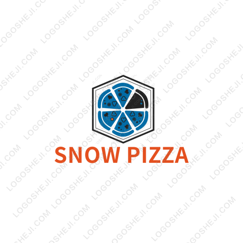 SNOW PIZZAlogo设计