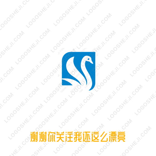 谢谢你关注我还这么漂亮logo设计