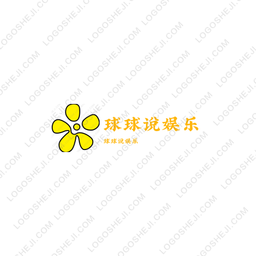 球球说娱乐logo设计